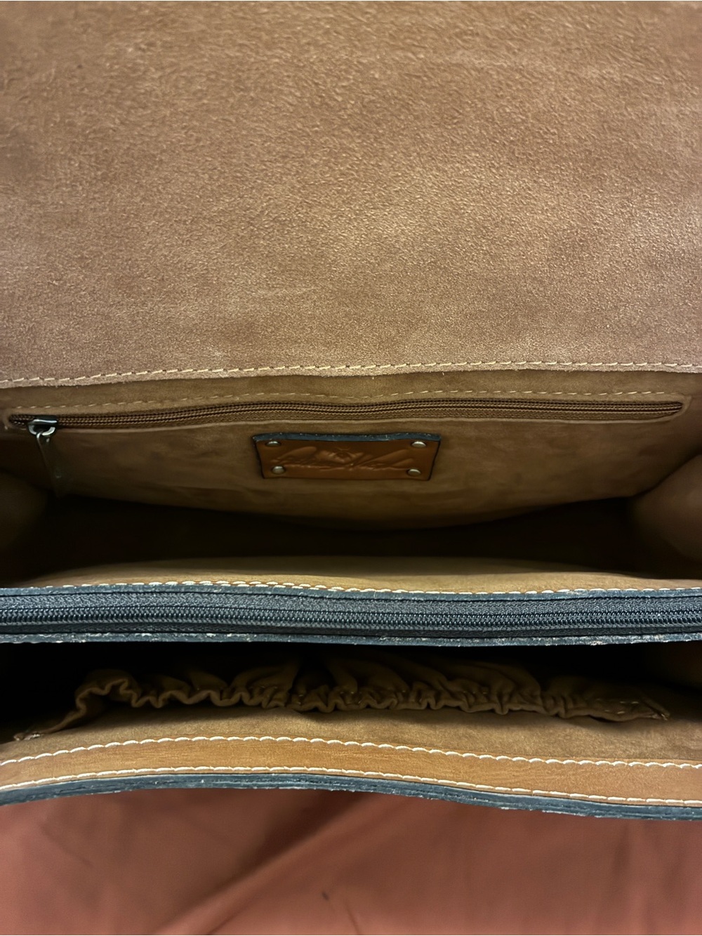 Patricia Nash Citrus Rose stintino Leather Top Handle Bag - Picture 11 of 11